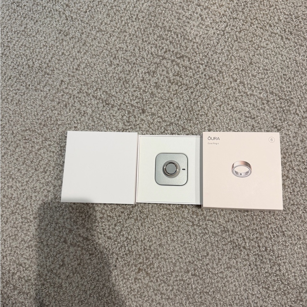Oura Ring 4 Rose Gold (Boxed) size 6 - Picture 3 of 4